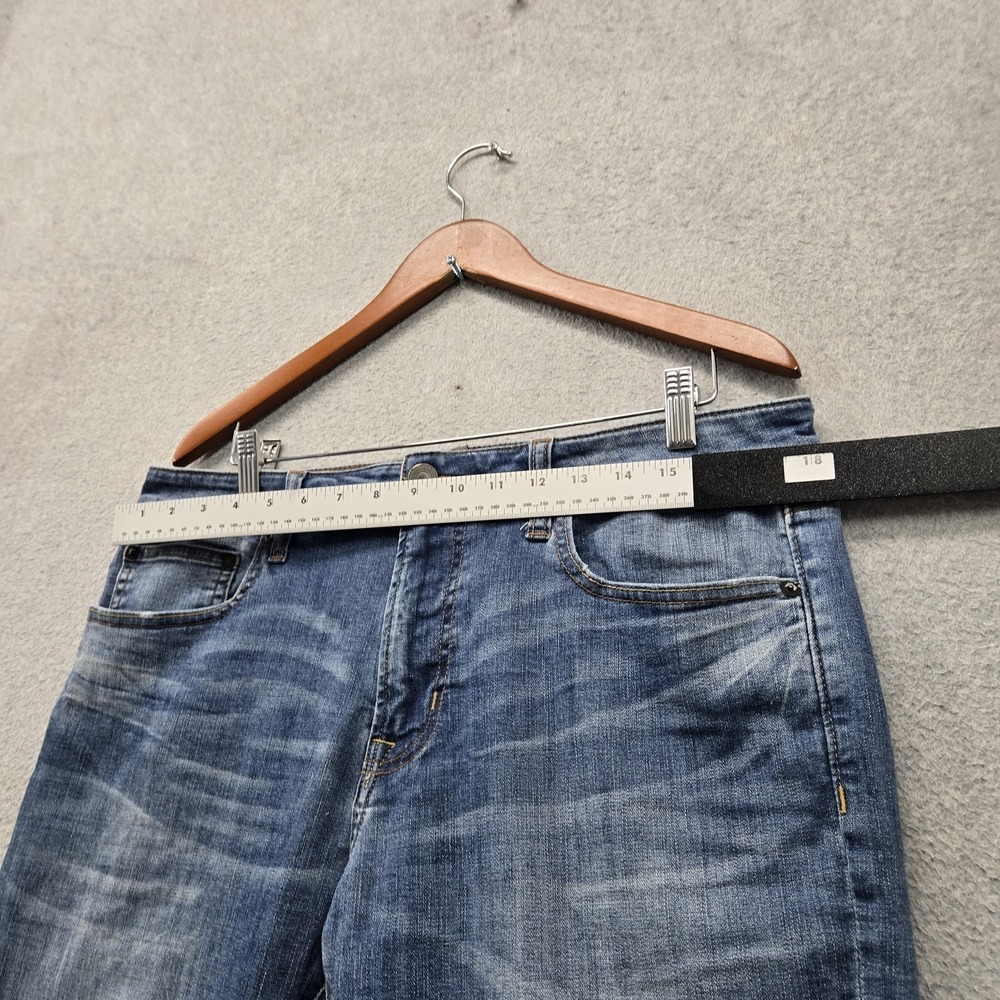 American Eagle Men Jeans 34X34 Blue Slim Straight 360 Extreme Flex Distressed - Picture 7 of 12